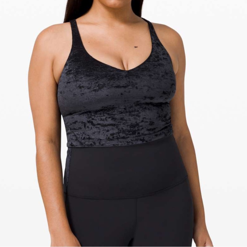 Lululemon Align tank  *Crushed velvet - black